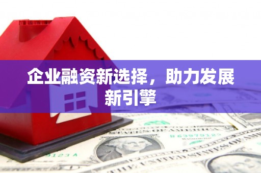 民勤企业融资新选择，助力发展新引擎