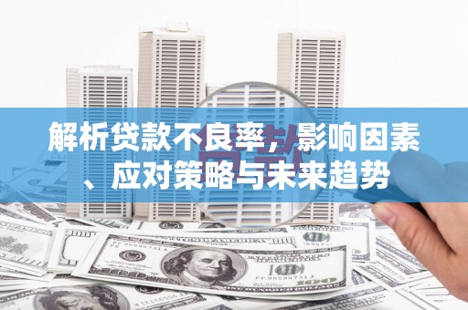 民勤解析贷款不良率，影响因素、应对策略与未来趋势