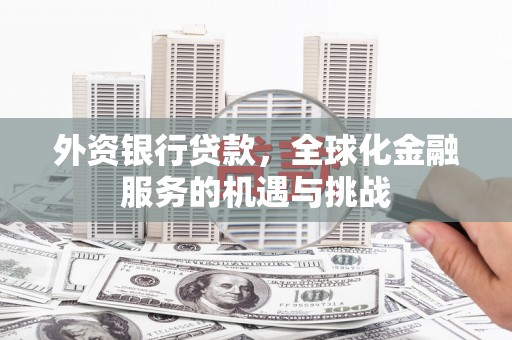 民勤外资银行贷款，全球化金融服务的机遇与挑战