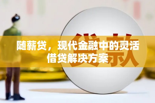 民勤随薪贷，现代金融中的灵活借贷解决方案