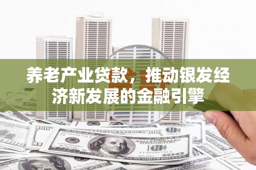 民勤养老产业贷款，推动银发经济新发展的金融引擎