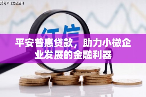 民勤平安普惠贷款，助力小微企业发展的金融利器