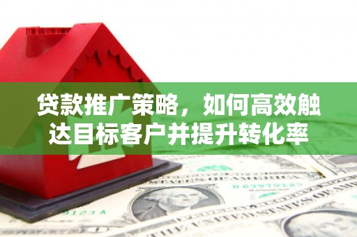 民勤贷款推广策略，如何高效触达目标客户并提升转化率