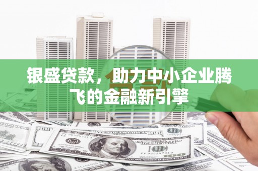 民勤银盛贷款，助力中小企业腾飞的金融新引擎