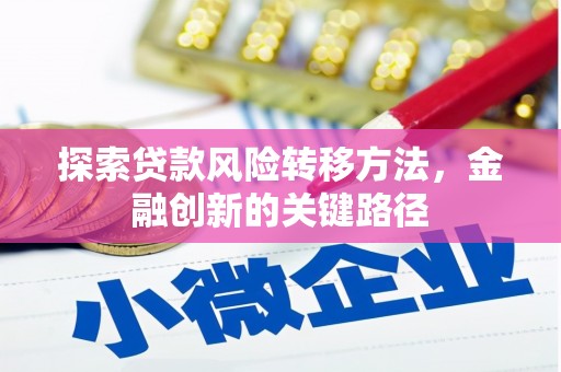 民勤探索贷款风险转移方法，金融创新的关键路径