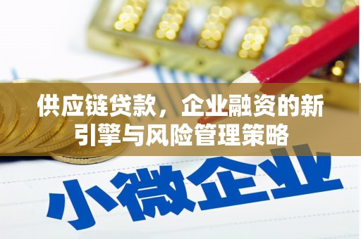 民勤供应链贷款，企业融资的新引擎与风险管理策略