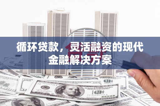 民勤循环贷款，灵活融资的现代金融解决方案