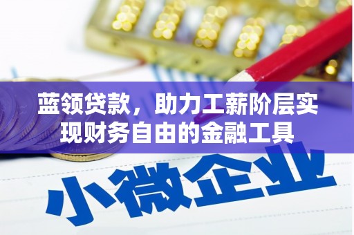 民勤蓝领贷款，助力工薪阶层实现财务自由的金融工具