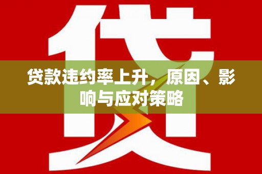 民勤贷款违约率上升，原因、影响与应对策略