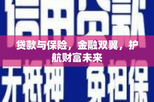 民勤贷款与保险，金融双翼，护航财富未来