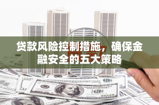 民勤贷款风险控制措施，确保金融安全的五大策略