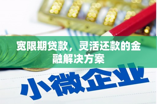 民勤宽限期贷款，灵活还款的金融解决方案