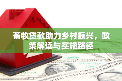 民勤畜牧贷款助力乡村振兴，政策解读与实施路径