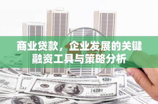 民勤商业贷款，企业发展的关键融资工具与策略分析