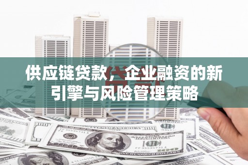 民勤供应链贷款，企业融资的新引擎与风险管理策略