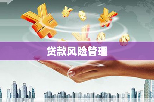 民勤贷款风险管理