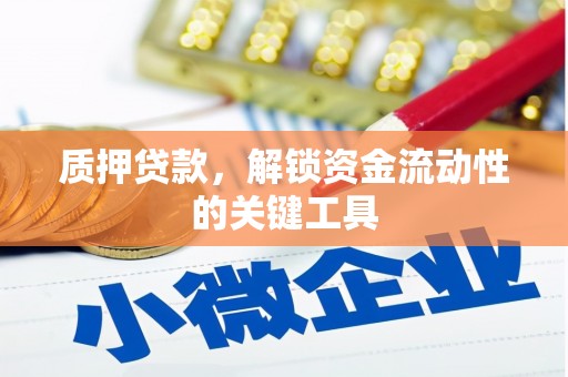 民勤质押贷款，解锁资金流动性的关键工具