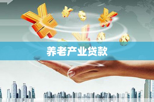 民勤养老产业贷款