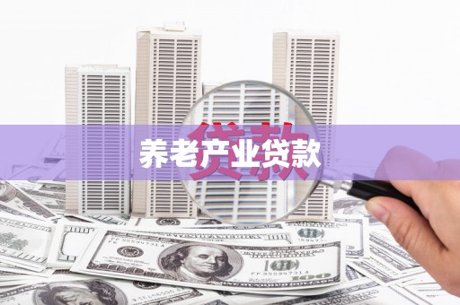 民勤养老产业贷款