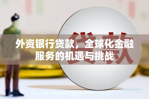 民勤外资银行贷款，全球化金融服务的机遇与挑战