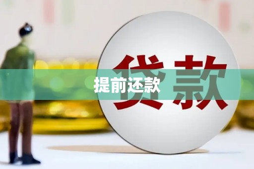 民勤提前还款
