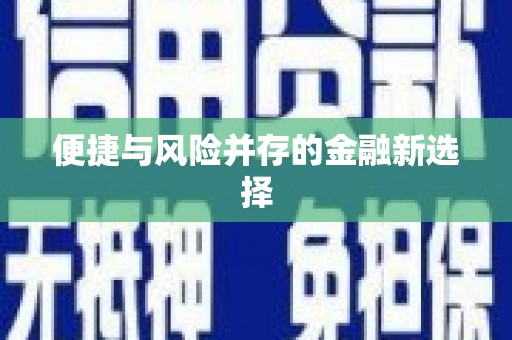 民勤便捷与风险并存的金融新选择