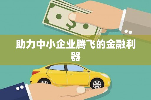 民勤助力中小企业腾飞的金融利器
